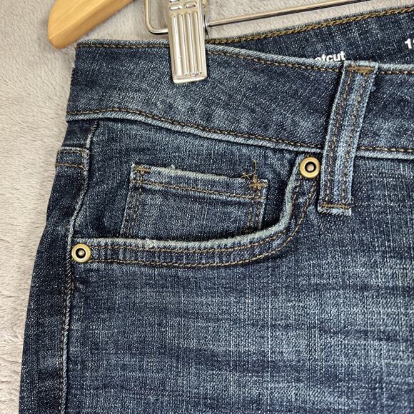 Sonoma Jeans Womens 12 Short Dark Blue Stretch Denim Mid Rise Bootcut 29" Inseam - Picture 4 of 13